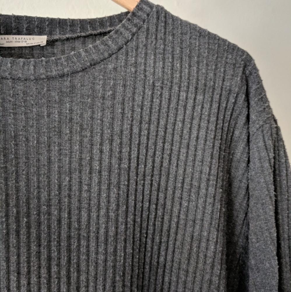 Zara tshirt sweater dress
